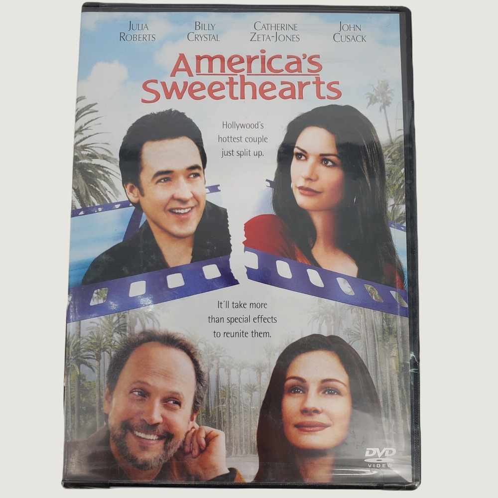 Americas Sweethearts DVD 2001 Julia Roberts Billy Crystal PG-13 Comedy Romance